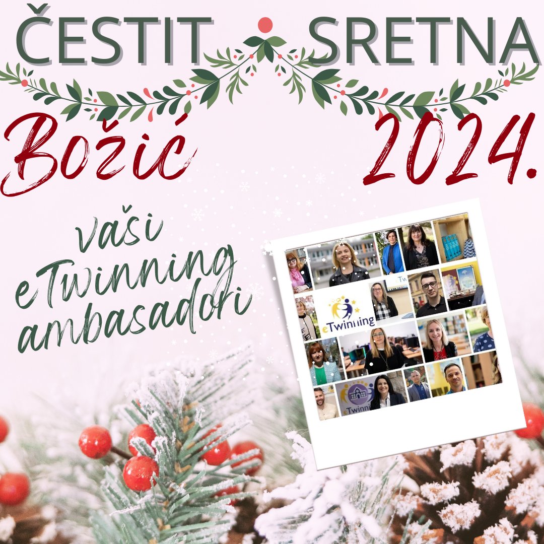 Sve naj dragim eTwinnerima #etwinning ambasadori <a href="/Suzana_Delic/">Suzana Delic</a> <a href="/PNikolic22/">Petar Nikolić</a> <a href="/dolokla11/">Adrijana Leko</a> <a href="/NatasaLJK/">Natasa Ljubic Klemse</a> <a href="/AlenkaMiljevic/">Alenka Miljević</a> <a href="/abfromz/">Arjana</a> <a href="/tompavlov/">Tomislav Pavlović</a> <a href="/AnitaSimac74/">Anita Šimac</a> <a href="/AndrejaSedlar/">Andreja Sedlar</a> <a href="/BrajkovicMarko/">Marko Brajković</a> <a href="/mscro1/">Marijana</a>  A. Ptičar, M. Milevoj Klapčić, S. Hitrec, J. Novaković, D. Usmiani, A. Marketin Sedlar
