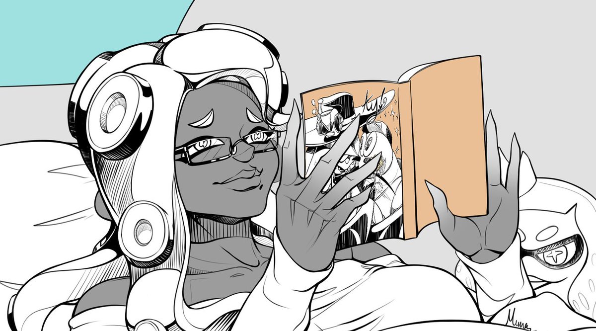 MunaDrawsOn's tweet photo. Marina has good taste.
#marina #marinaida #bigman #mrcoco #Splatoon3 #Splatoon #marinasplatoon #illustration #digitalart https://t.co/ntW6fKnAIW