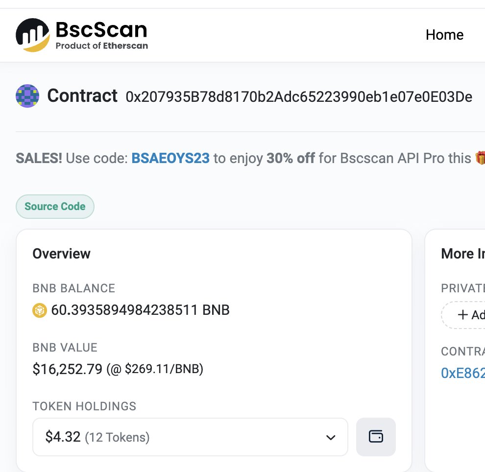 There are only four days left until CreamSwap goes online on December 28, 3 months ago. As of now, our destruction fund has accumulated more than 60.39 BNB in ​​revenue through handling fees.

Guess how big it will be on the 28th?
#CREAMSWAP #BNB #BNBChain #swap