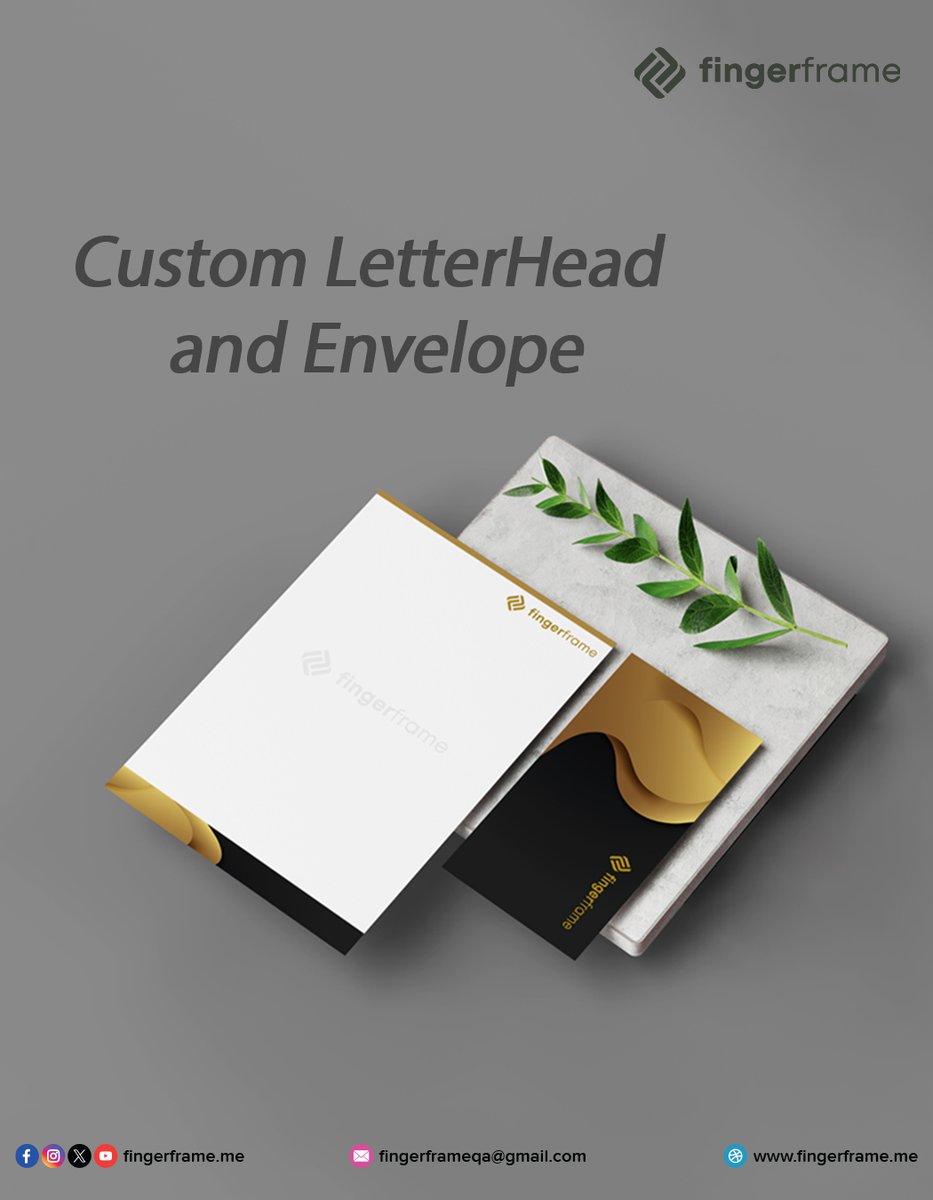 fingerframe_me's tweet image. Custom LetterHead &amp;amp; Envelope #customletterhead #letterhead #customenvelope #envelope #fingerframe #fftag #qatar #doha #fingerframeqatar #fingerframecompany #fftagcompany #fftagqatar   WhatsApp: +974 3166 1199
Mail: fingerframeqa@gmail.com 
Website: fingerframe.me