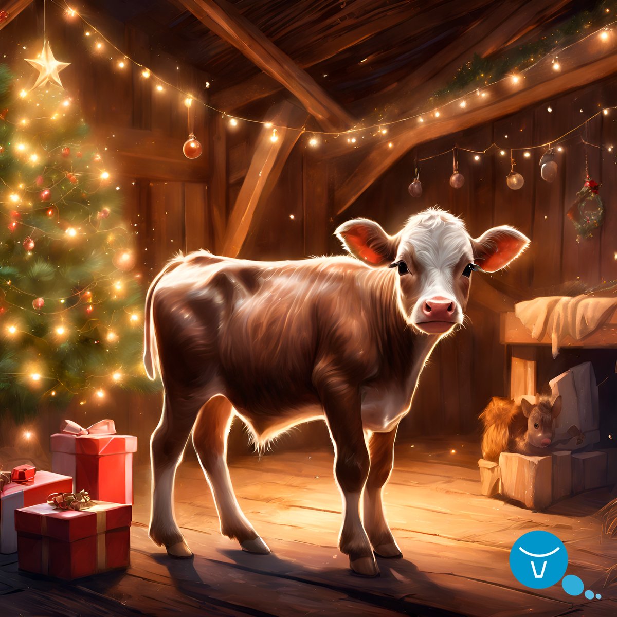 What do you call a calf's first Christmas? The first Noel... er, we meant to say the first "moo"-el! 🐮🎄

Merry Christmas! 🎅

Visit our website: okt.to/Qwsh3e