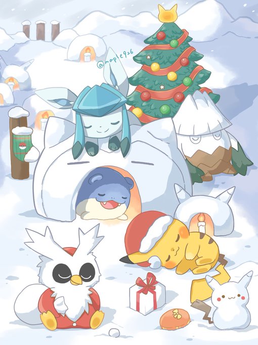 「christmas closed eyes」 illustration images(Latest)｜4pages