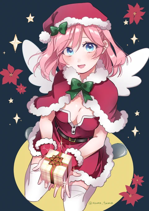 本編原稿に追われていて描き下ろせないのですが、再掲で気分だけでも…メリークリスマスイブ 