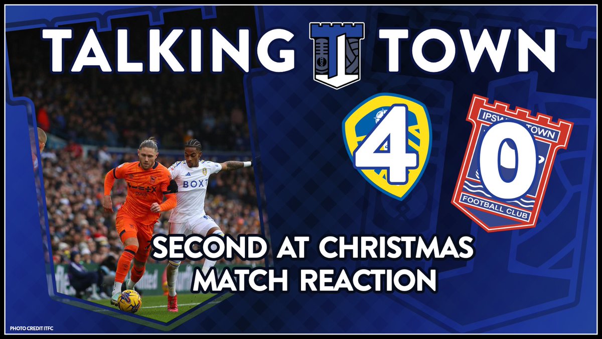 It maybe #ChristmasEve but the @TalkingTownITFC boys will be LIVE today at 1.30pm with the flagship show as we pick the bones out of yesterday's drubbing at #lufc 😲 Live chat and Live link for you to get involved with and have your say 🚜 #itfc youtube.com/@TalkingTownIT…