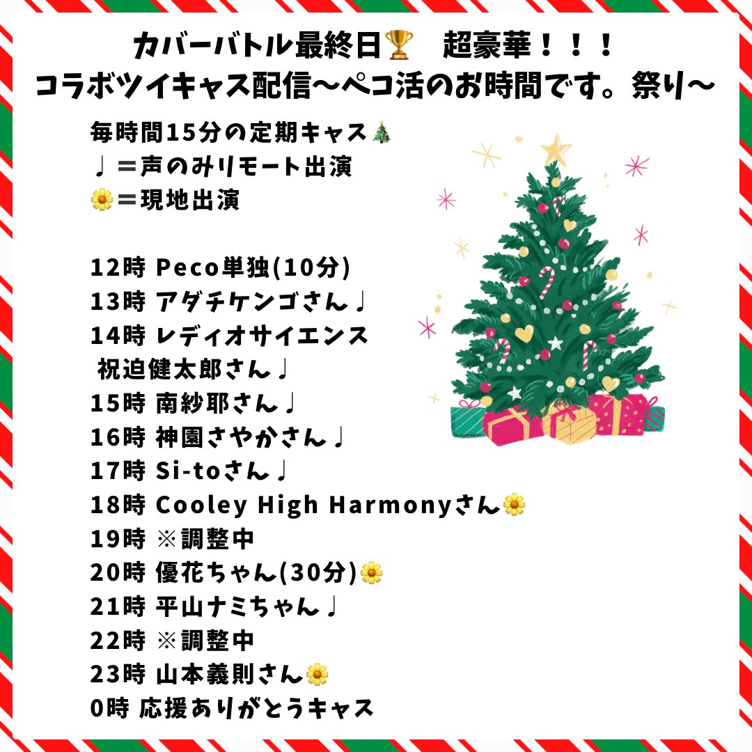 peco0826's tweet photo. 【リポスト祭り開催🎄】

ペコ、只今Youtube
カバーバトル参戦中⚔️🎶

🔻ポチッと再生♡🔻
https://t.co/S2J4dCteUI

現在、第2位🥈
1位の方と差 800！！
ここまできたら…
皆様と共に優勝したい🏆

そこで、こちらのポストを
リポストして頂けたらと🙇‍♀️
目指せ300リポスト❣️❣️

明日はコラボ配信祭り🎉 https://t.co/ovmjLL30xL