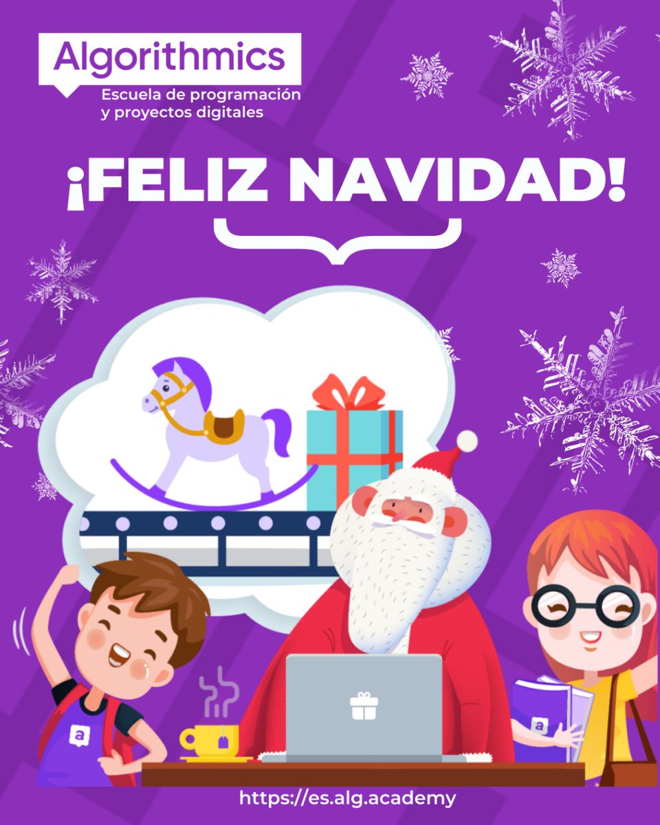AlgorithmicsE's tweet image. 🎄 ¡Feliz Navidad! 🎅
Gracias por ser parte de nuestra comunidad y por permitirnos ser parte de vuestro viaje. Esperamos que esta Navidad esté llena de amor, paz y momentos especiales junto a vuestros seres queridos.