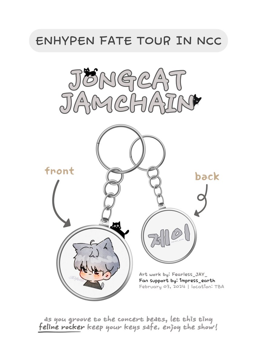 impress_earth's tweet image. #FATE_IN_NEWCLARKCITY #제이

𝗝𝗢𝗡𝗚𝗖𝗔𝗧 𝗝𝗔𝗠𝗖𝗛𝗔𝗜𝗡 ‧₊˚✩ ₊˚🎧
fan support by: @impress_earth 
art work by: @Fearless_JAY_ 

details:
      🖇️ feb 03, 2024 
      🖇️ new clark city stadium
      🖇️ exact time &amp;amp; location tba
      🐈‍⬛ #ENHYPEN_JAY #제이