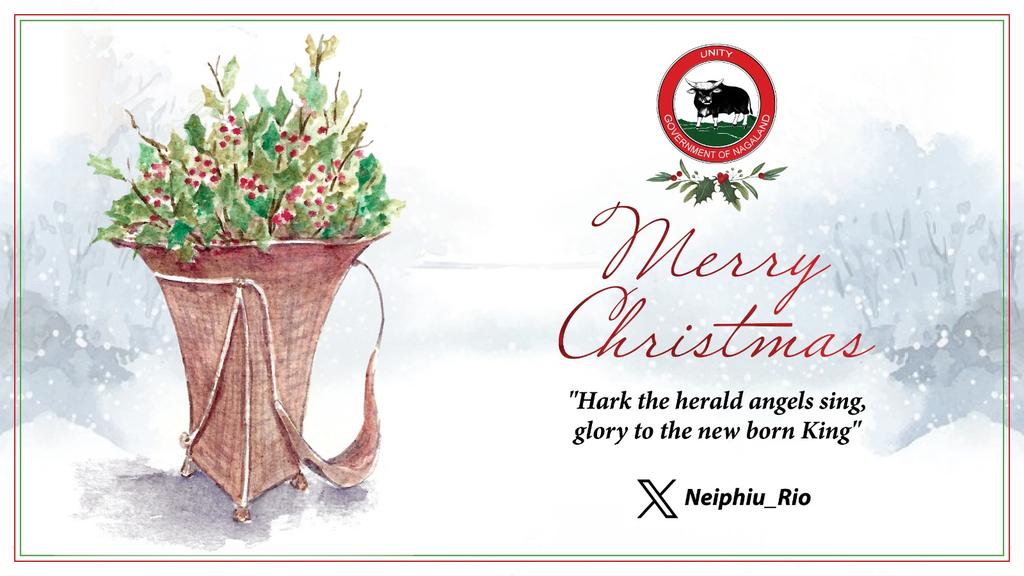 Neiphiu_Rio's tweet photo. May the message of Christmas, which is Love, Peace, Joy and Hope fill our hearts and homes. I wish you all a safe and a #MerryChristmas https://t.co/sKsAqYAdO0