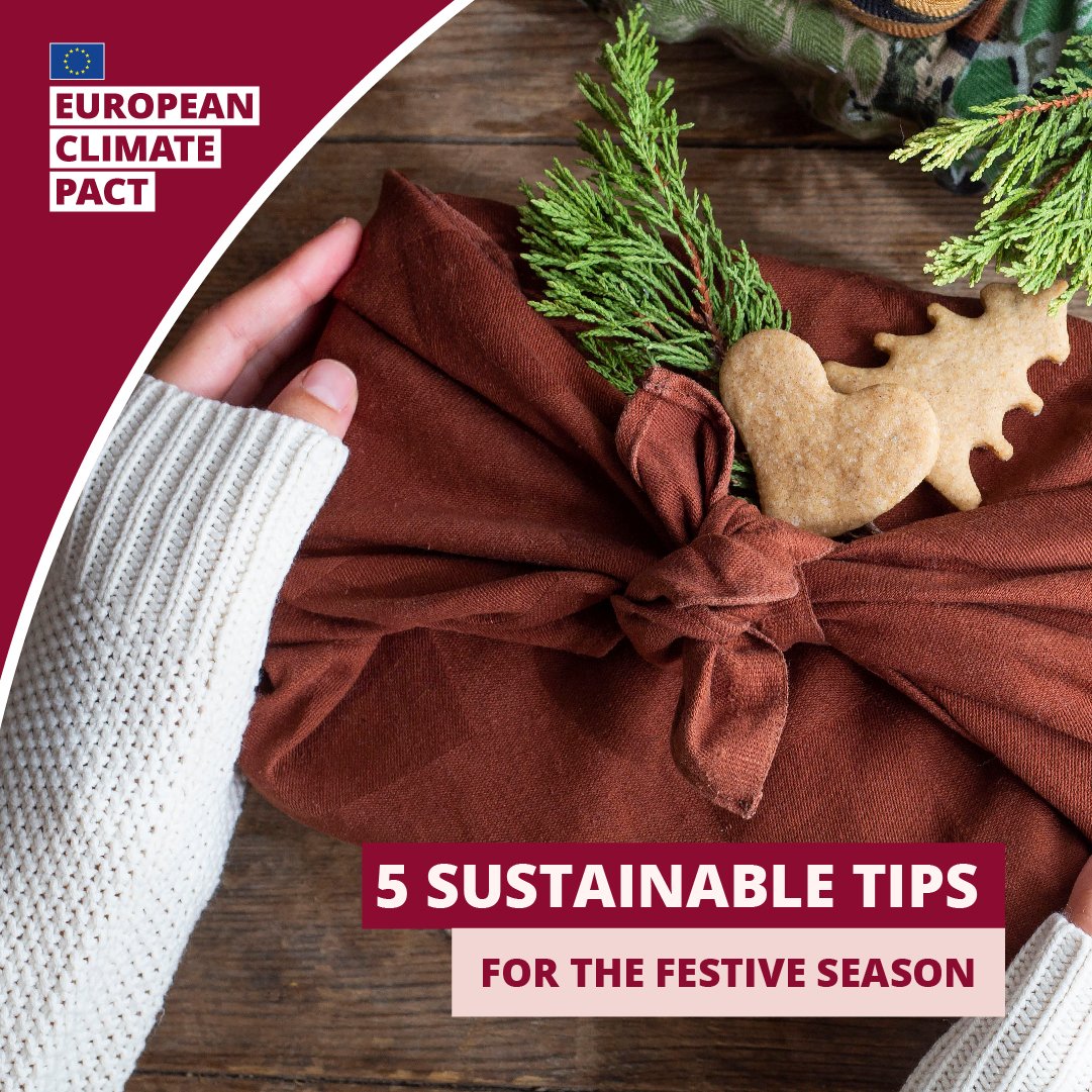 🎄 LAST MINUTE GIFT IDEAS! 🎁

We bring you 5️⃣ ideas for a thoughtful, personal and climate-friendly gifts ⤵
europa.eu/!9d6b83

#MyWorldOurPlanet #EUClimatePact