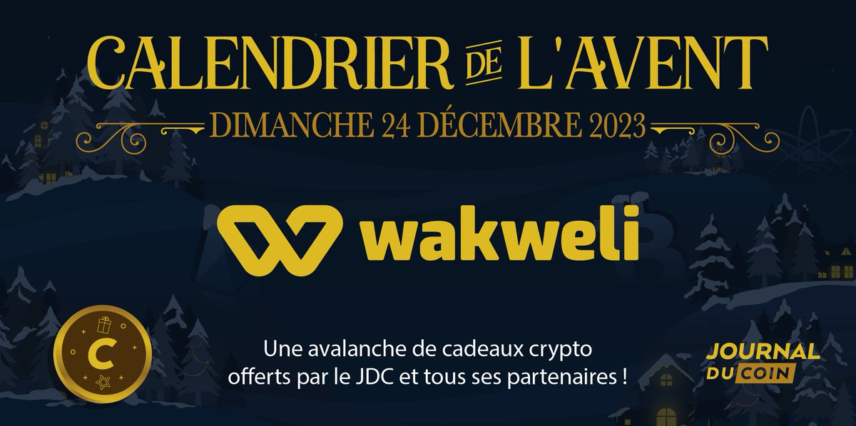 🎁 - Ne ratez pas l'avant dernier lot du Calendrier JdC !

Aujourd'hui, Wakweli et sa certification NFT vous offre 250$ de KIWAKU à partager en 5 personnes 🎅

Pour jouer :
✅ Follow <a href="/LeJournalDuCoin/">Journal du Coin</a> &amp; <a href="/WakweliChain/">Wakweli</a> sur X
✅ Like &amp; RT
✅ Tag 2 amis en commentaire

Bonne chance 🤞