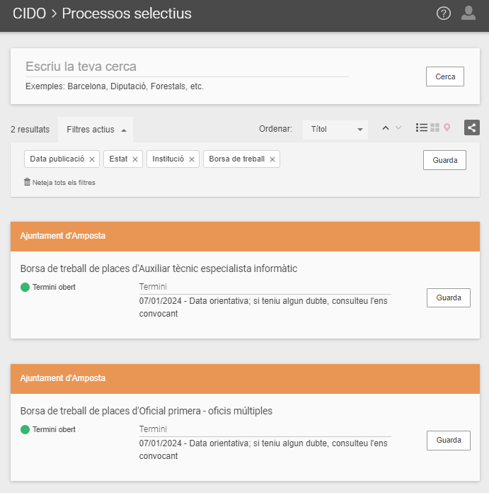 cidodiba's tweet image. L'@ajamposta vol constituir ✔️ 2 #BorsadeTreball de places d':
🔸 Auxiliar tècnic especialista #Informàtic
🔸 Oficial primera - #Oficis múltiples
Si t'interessa, entra a #ProcessosSelectius:
🖱️ bit.ly/3v1O2Ou

@ComarcaMontsia #Informàtica #Manteniment