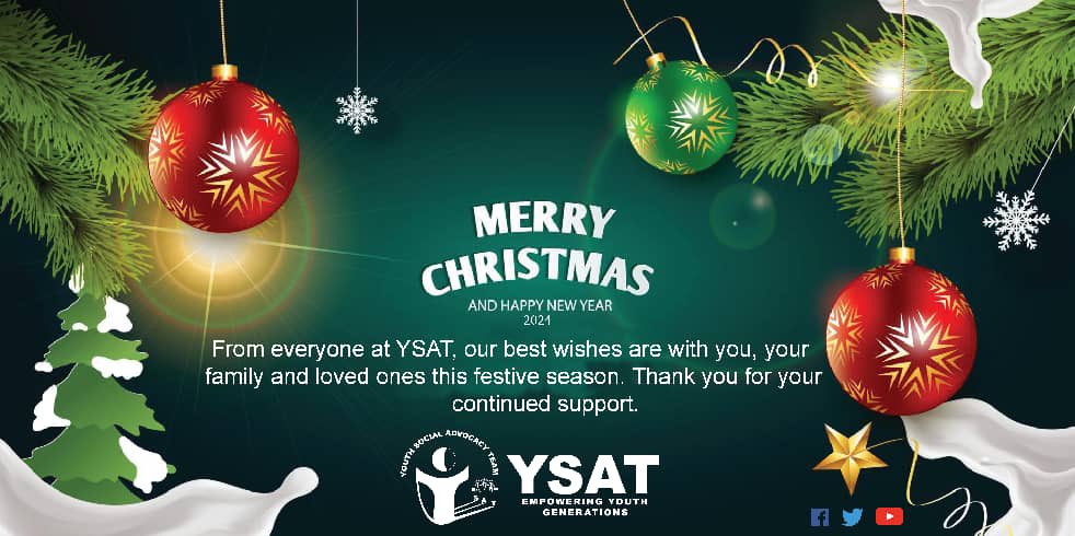 Warmest wishes to our incredible team at YSAT. Merry Christmas and a wonderful New Year! May you all enjoy a well-deserved break over the holidays. You've worked so well together, and we've achieved remarkable results, thank you all for your efforts.