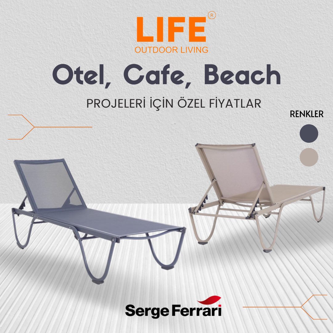 Otel, Cafe, Beach Projeleri için özel fiyatlar ✨
#bahcemobilyasi #garden #gardenfurniture #furniture #loungeset #furnituredesign #outdoorfurniture  #bahce #sezlong #concept #otel #proje  #izmir #bursa #ankara #istanbul #sergeferrari #lifeoutdoorfurniture #lifefurniture #şezlong