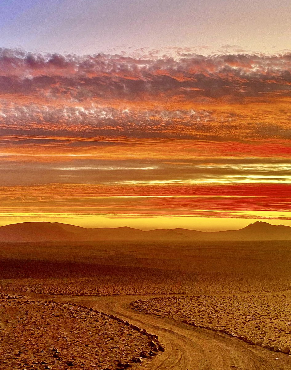 GwenLister1's tweet photo. From me to you: a spectacular December desert sunset. Namibia does them best. ❤️ https://t.co/EvXptrigUL