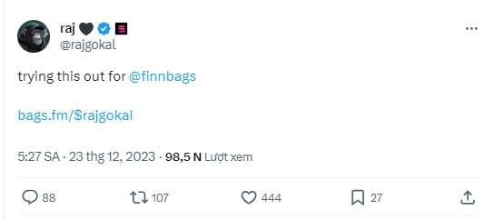 suparinee99's tweet image. Airdrop #Bagg Mạng Solana

Hệ #sol đang rất mạnh và nguồn tiền đổ vào rất lớn, kèo được co-founder #Solana call thì chắc chắn có ăn, ae tranh thủ tham gia nhé

Chỉ việc kết nối x của các bạn vào là xong chờ thành quả (tuyển càng nhiều ref thì cang nhiều