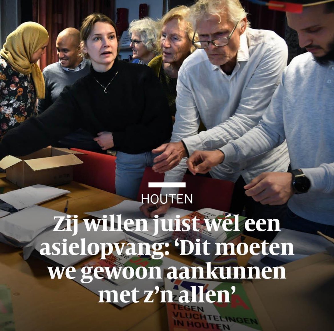 Zo kan het ook. 👍🏻

Voormalig zwijgende meerderheid in Houten spreekt zich uit vóór #vluchtelingen: ‘Getroffen door het gebrek aan ruggegraat’. In Houten stelde de gemeenteraad de komst van een asielopvang uit, nadat er commotie was ontstaan bij bewoners. volkskrant.nl/binnenland/voo…