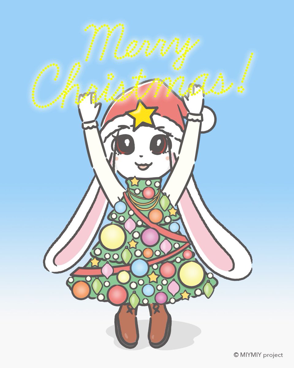 miymiy_2020's tweet photo. MIYMIYからメリークリスマス！🎄💓🐰

#MIYMIY #一次創作 #オリジナルキャラクター #冬の創作クラスタフォロー祭り  #イラスト好きと繋がりたい #うさぎ  #イラスト部 #キャラクター部  #新キャラ #うさぎキャラ #クリスマス https://t.co/M23hfrHV0K