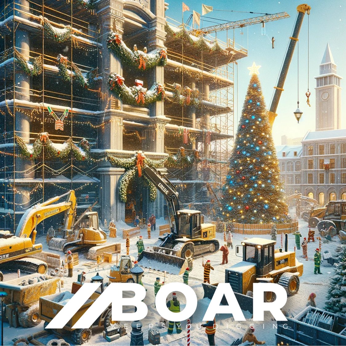 Zorg dat uw machinepark probleemloos blijven draaien tijdens de feestdagen! Bereid uw machines voor op de winter met Boar. Fijne feestdagen en efficiënte werkzaamheden! 🎄🚜 Kijk op   boarparts.com ! #onderhoud #filters #brandstof #bouwmachine #trekker #BoarFilters