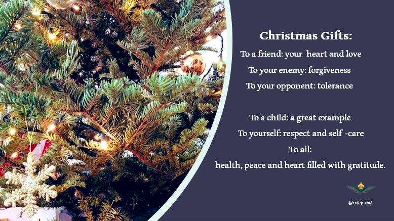 Merry Christmas Eve & Happy Holidays! 🎄🎁🎶 ⭐️ ❄️🌟

May this Holiday Season bring you good health, peace & ❤️ filled with gratitude. 
Embrace each moment. 
It is little memories that last a life time. 

#holiday #HolidayCheer #healthmd #gratefulmd #medtwittter #indeliblemd