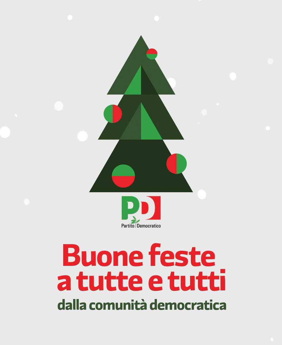 ✨Buone feste a tutte e tutti, dalla comunità democratica ❤️