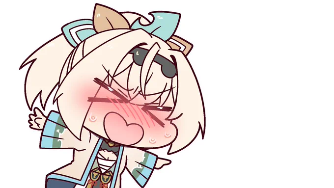 興奮ござるさん #いろはにも絵を
