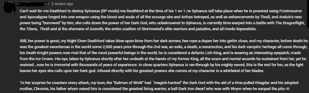 TalecraftLegacy's tweet photo. man, I love my comment section

#worldofwarcraft https://t.co/tFklurhPZR