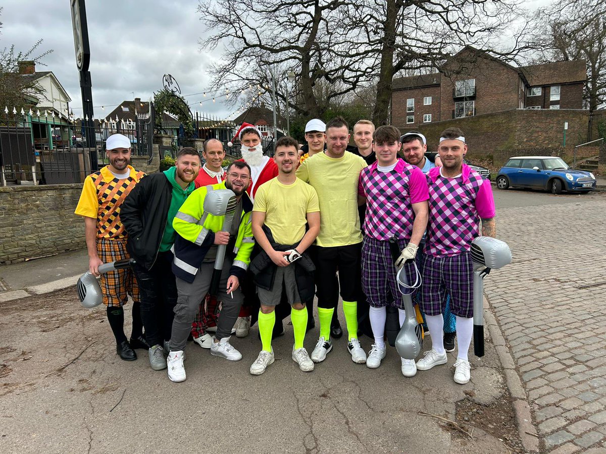 CVCFootballClub's tweet photo. Eventful day & night. Pub golf ending at the club for the CVC disco. Usual carnage but a quality all round from the boys #xmasdo https://t.co/lgD2lJvjTW