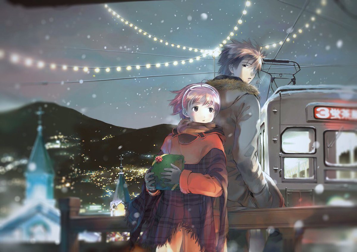 「𝙼𝚎𝚛𝚛𝚢 𝙲𝚑𝚛𝚒𝚜𝚝𝚖𝚊𝚜*↟⍋*↟⁡⁡ 」|よしづきくみち@新連載＆日曜西へ16aのイラスト