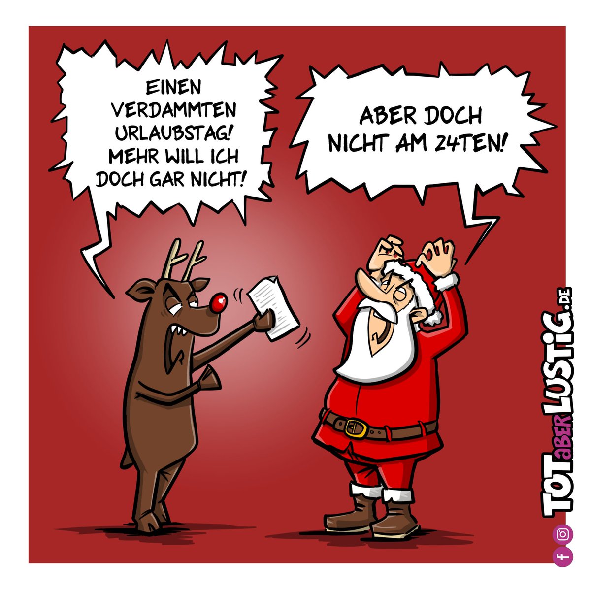totaberlustig's tweet photo. Ich wünsche euch allen ruhige Feiertage und wenig Stress, sofern ihr nicht frei habt 😘 https://t.co/rsgjmIkLv8