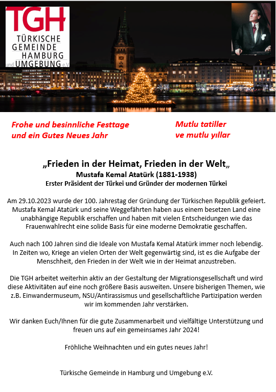 Schöne Feiertage und einen guten Rutsch wünschen wir.