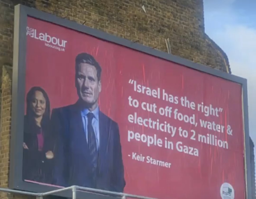 Campaign posters going up for Labour 2024 already 👍