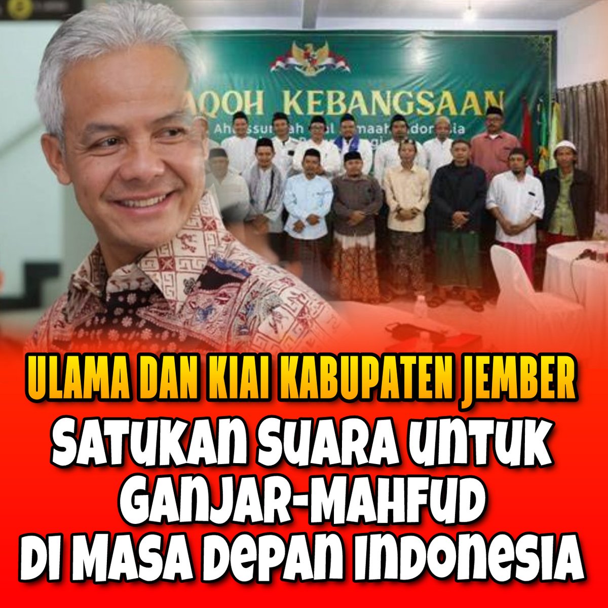 Ulama dan Kiai Kab. Jember satukan suara untuk Ganjar-Mahfud #Ganjarpranowo #GanjarPranowo2024 #MahfudLebihBaik #MahfudJuara #MahfudLebihBaik3 #Satset3