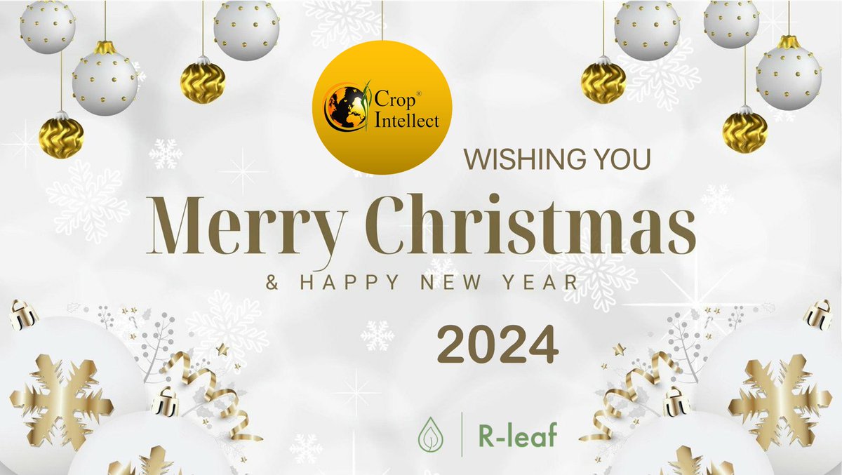 The team at Crop Intellect extends their warmest wishes to you, your family, and your loved ones for a lovely Christmas celebration and a New Year filled with health, happiness, and prosperity for 2024!