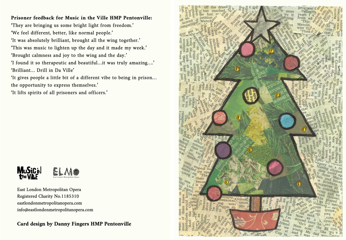 Thanks everyone who supported Music in the Ville in 2023 let’s hope things improve in UK prisons in 2024