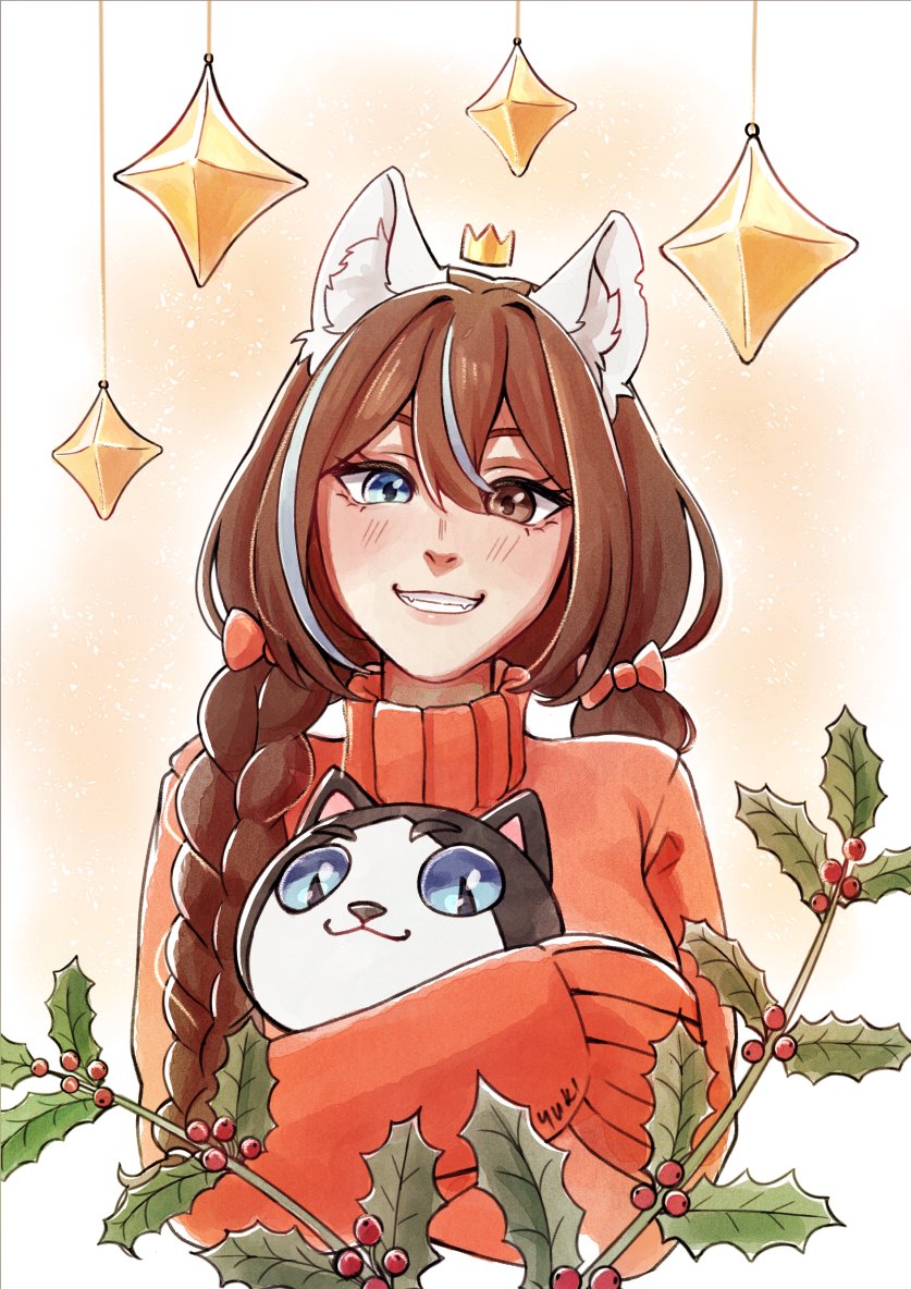 Hello my dear Kittizen~ I wish you a merry christmas and happy holidays 🎉Hope you are all safe and getting plenty of rest during holiday ✨ #envtuber #queenyukien #holiday2023