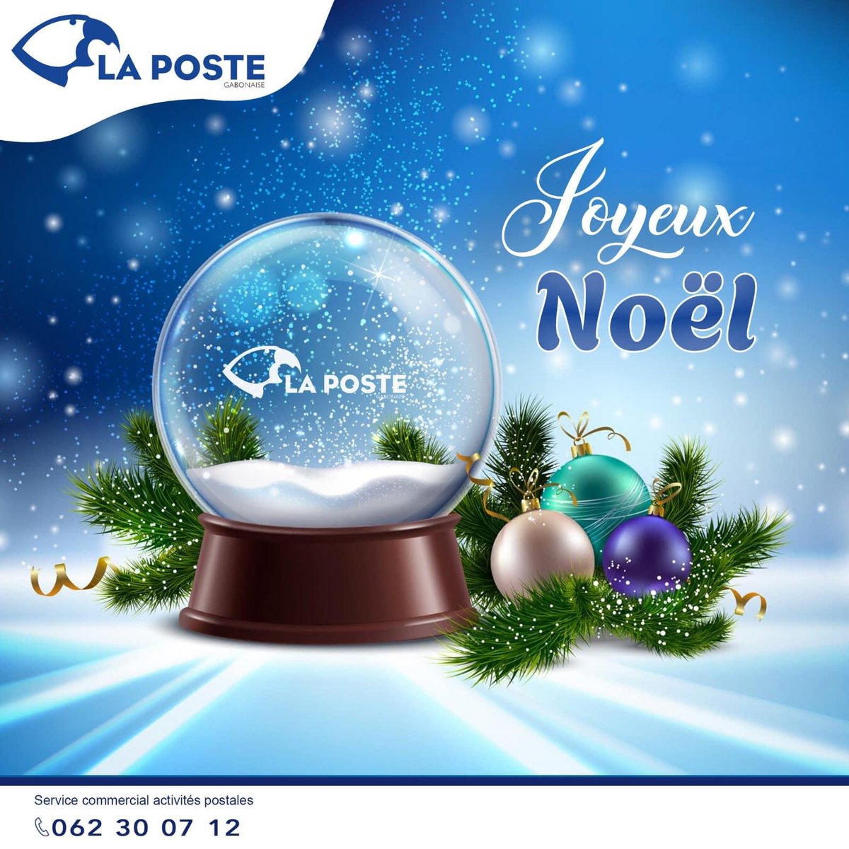 poste_sa's tweet photo. Nous vous souhaitons à tous et à toutes un Joyeux Noël.
#Gabon https://t.co/kNGJoAmeLl