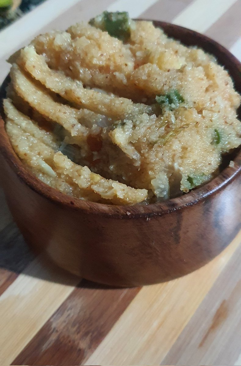 Mungarina_Minch's tweet image. I forgot to share in the morning 🤗😬

Vegetable Uppittu 😋🤤🍚

#EatJin