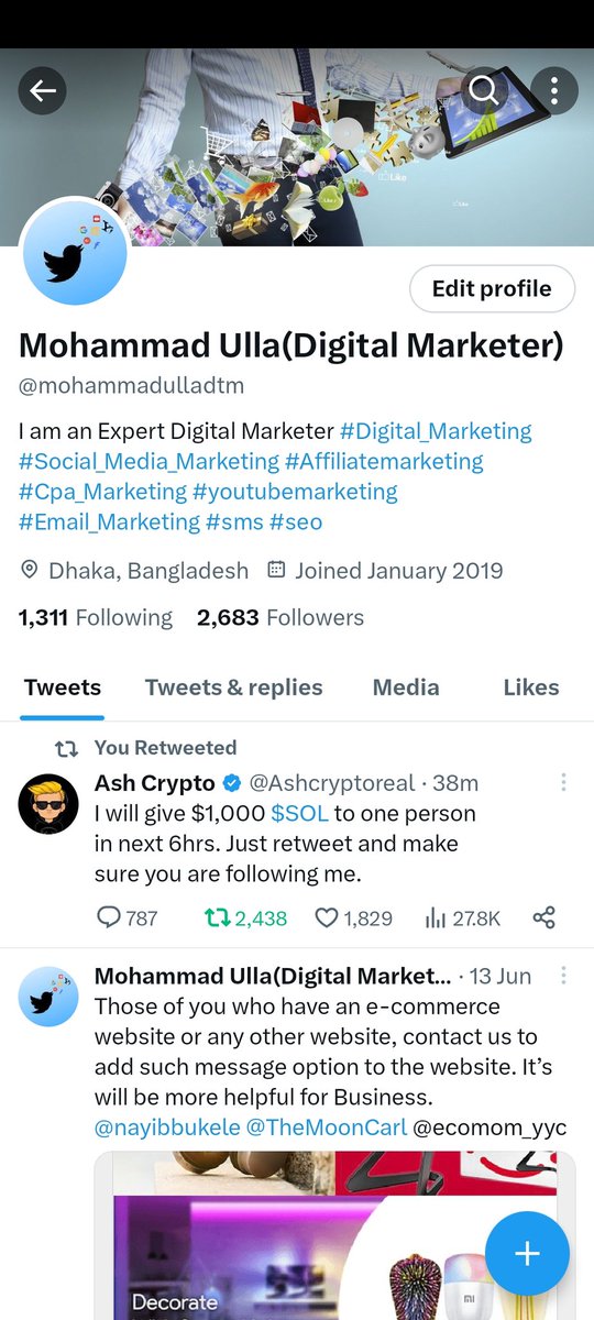 mohammadulladtm's tweet photo. @Ashcryptoreal https://t.co/xj0KSpo1Mi