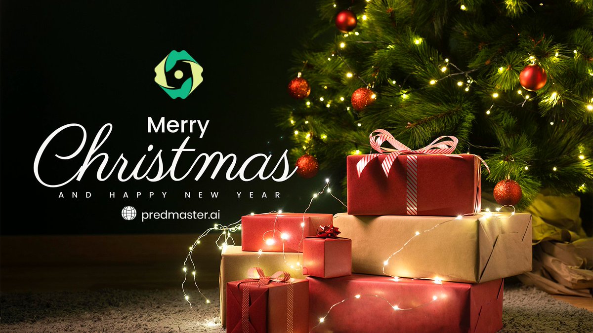 predmaster_ai's tweet photo. 🎄 Merry Christmas from Predmaster! 🎁
📊May your trades be prosperous and your crypto journey continue to shine bright in the coming year!
Wishing you a Merry Christmas and a Happy New Year! 🥂🌐
#Predmaster #PredmasterReferral #BitgetxMessi #MerryChristmas #Noel https://t.co/f1zfj2dB1b