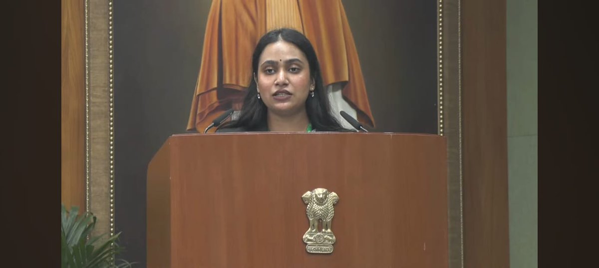 NSSTA_Official's tweet photo. During the interaction, probationers shared their 9 months of training experience. (2/4)
#VicePresidentofIndia #MoSPI #NSSTA #IndianStatisticalService #Training #45thBatch #ISS2023Batch #Statistics https://t.co/cK8NqIqlHV