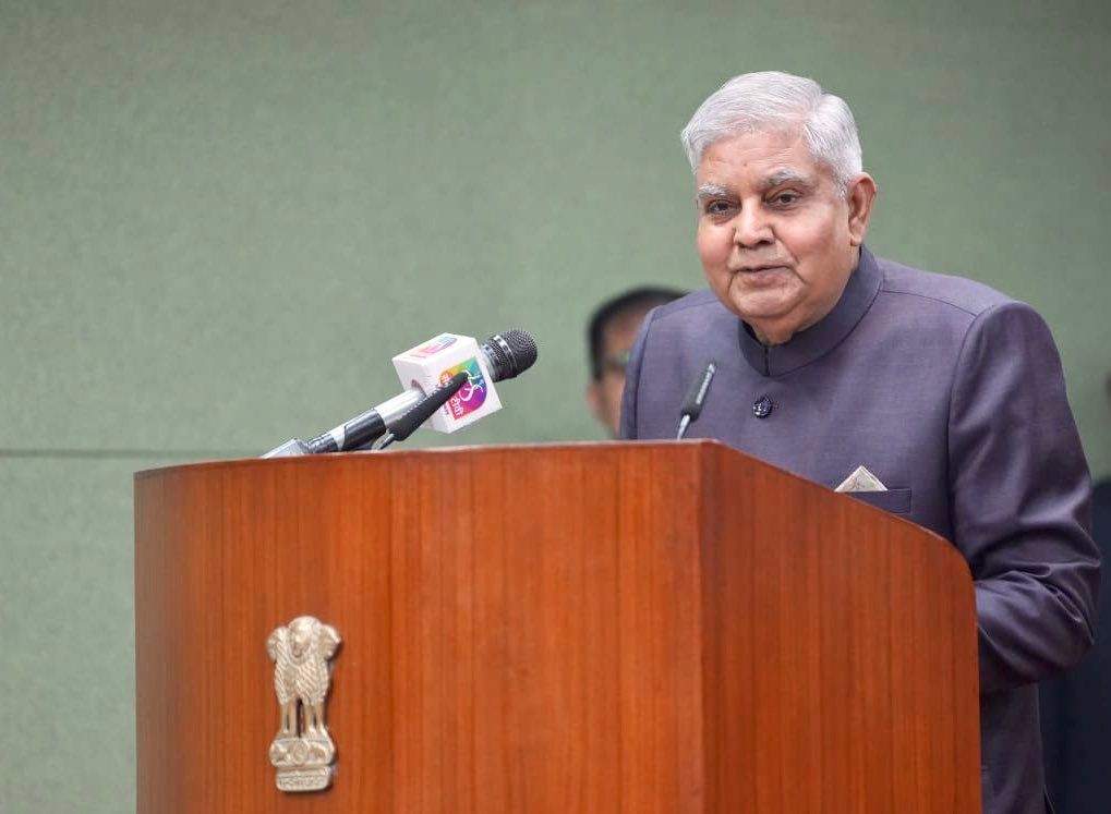 NSSTA_Official's tweet photo. The Hon'ble Vice President inspired the officer trainees with his words of wisdom and urged them to always follow the path of righteousness. (3/4)
#VicePresidentofIndia #MoSPI #NSSTA #IndianStatisticalService #Training #45thBatch #ISS2023Batch #Statistics https://t.co/9eshQeGKUt
