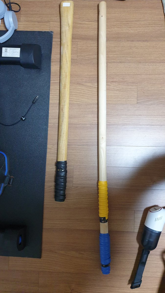 곤장용(?) 곡괭이 자루와 넉가래 자루 준비 완료 #스팽 #곤장 #구인 #멜투멜 #멜투펨 #체벌