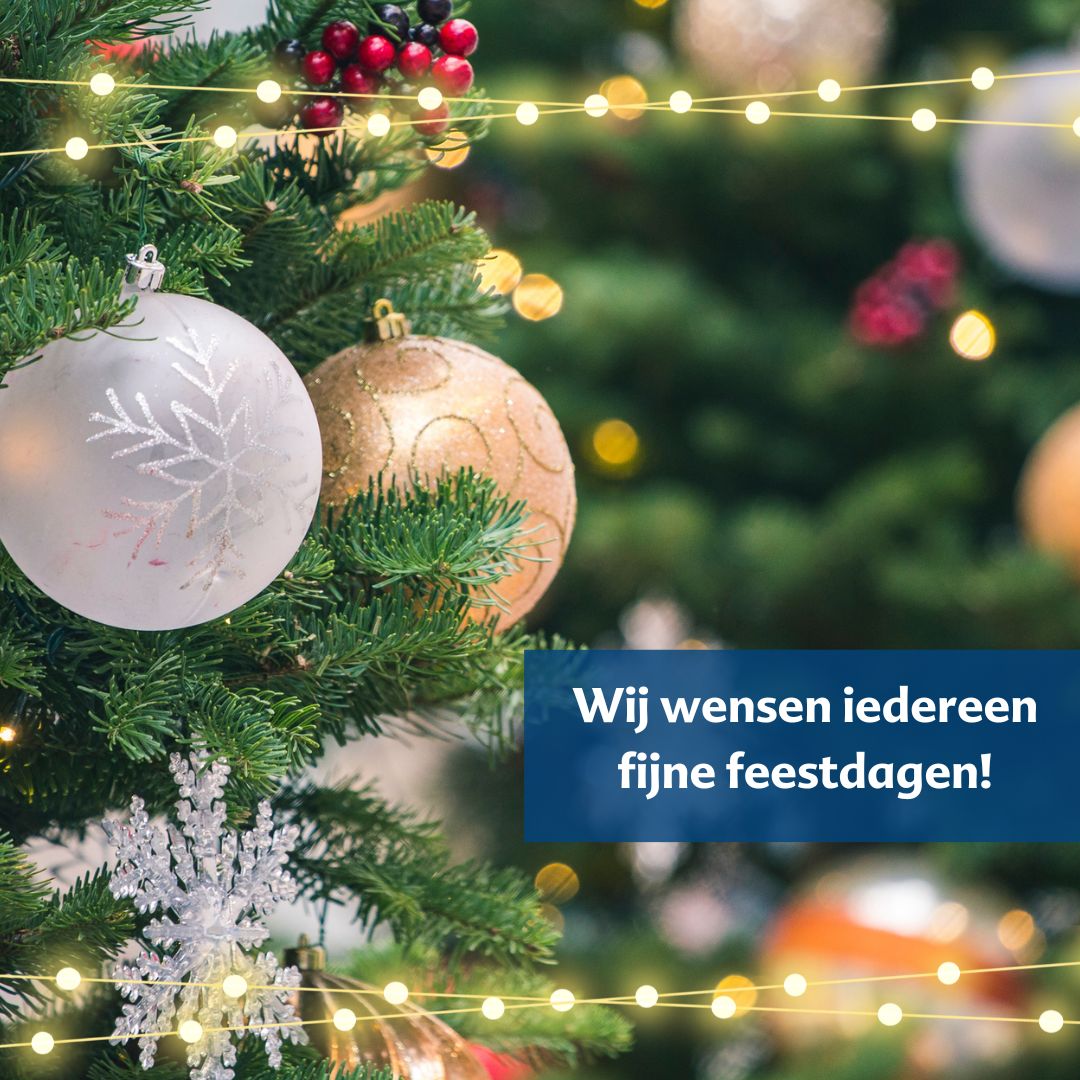 Wij wensen iedereen fijne feestdagen! ❗ Let op: Maandag 25 december (eerste kerstdag) en dinsdag 26 december (tweede kerstdag) zijn we gesloten.