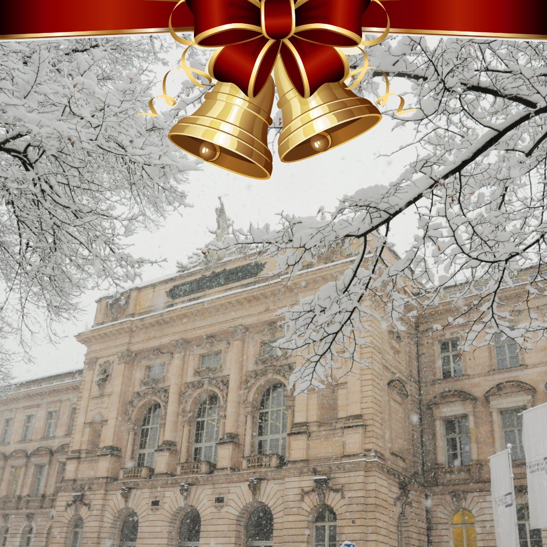 Wir wünschen allen Studierenden, Beschäftigten und Freund:innen der #UniWürzburg frohe Weihnachten und schöne Feiertage! 🎄🎁