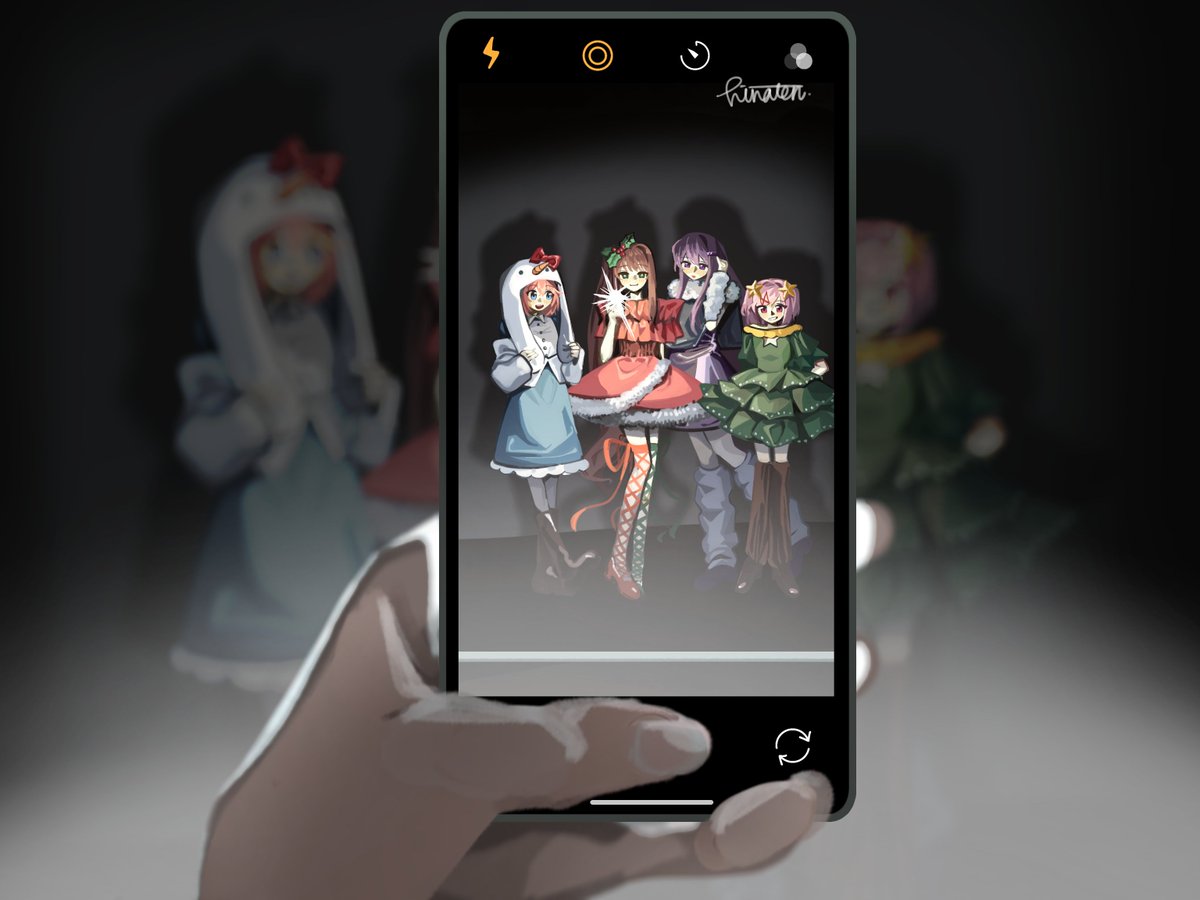 _hinaten's tweet photo. 🎄Christmas Night Out with the Girls!🩵💚💜🩷 #DDLC https://t.co/9Wv1Gq6ABq