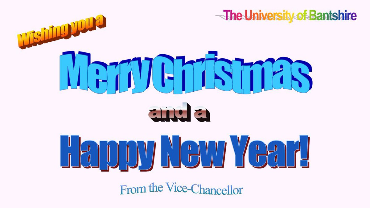 Dear |FNAME|, I am writing you this personal message to thank you for all the support you have given the university during |YEAR|.

Yours faithfully, Vice-Chancellor Vince Chancelier (He/VC) BA (Humbug).
