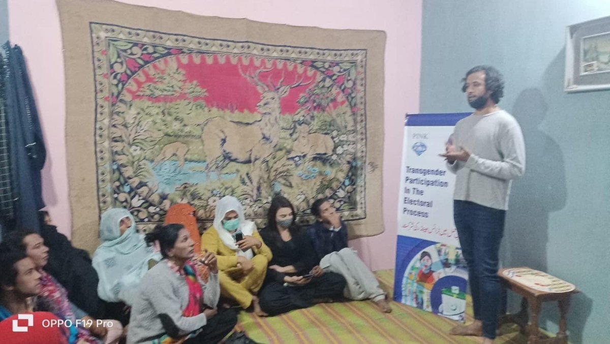 Session at the Pink Center today, The transgender community has announced its intention to participate in the 2024 elections and demand equal rights. 

Chanan Development Association (CDA) Pakistan 

#TransLivesMatter #Election2024