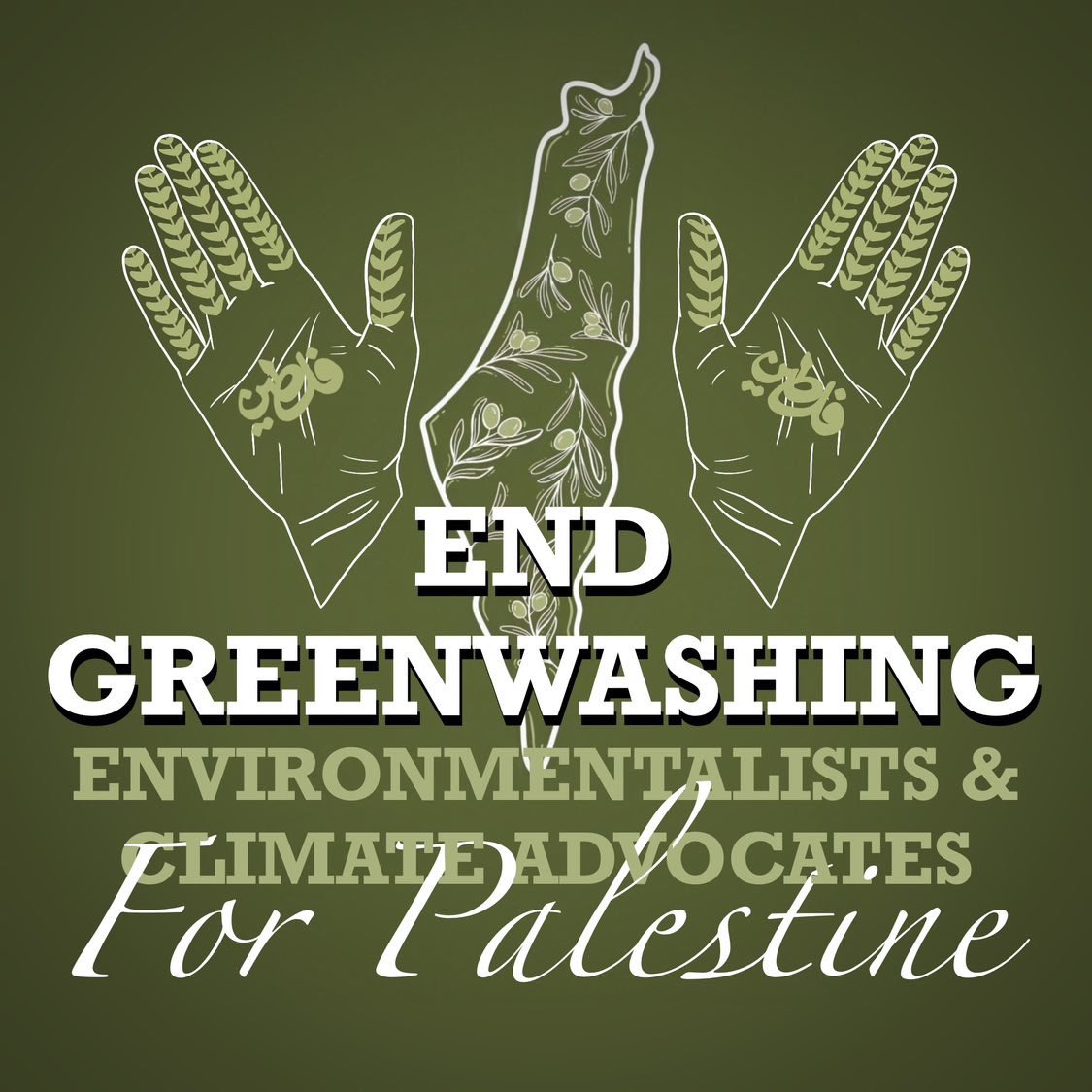 endgreenwashing's tweet photo. The @hssncollective has partnered with @JAWS_2023 to organize the #EndGreenwashing campaign against the zionist colonial project and its cover up of the Palestinian genocide. https://t.co/GFqtTUsga8