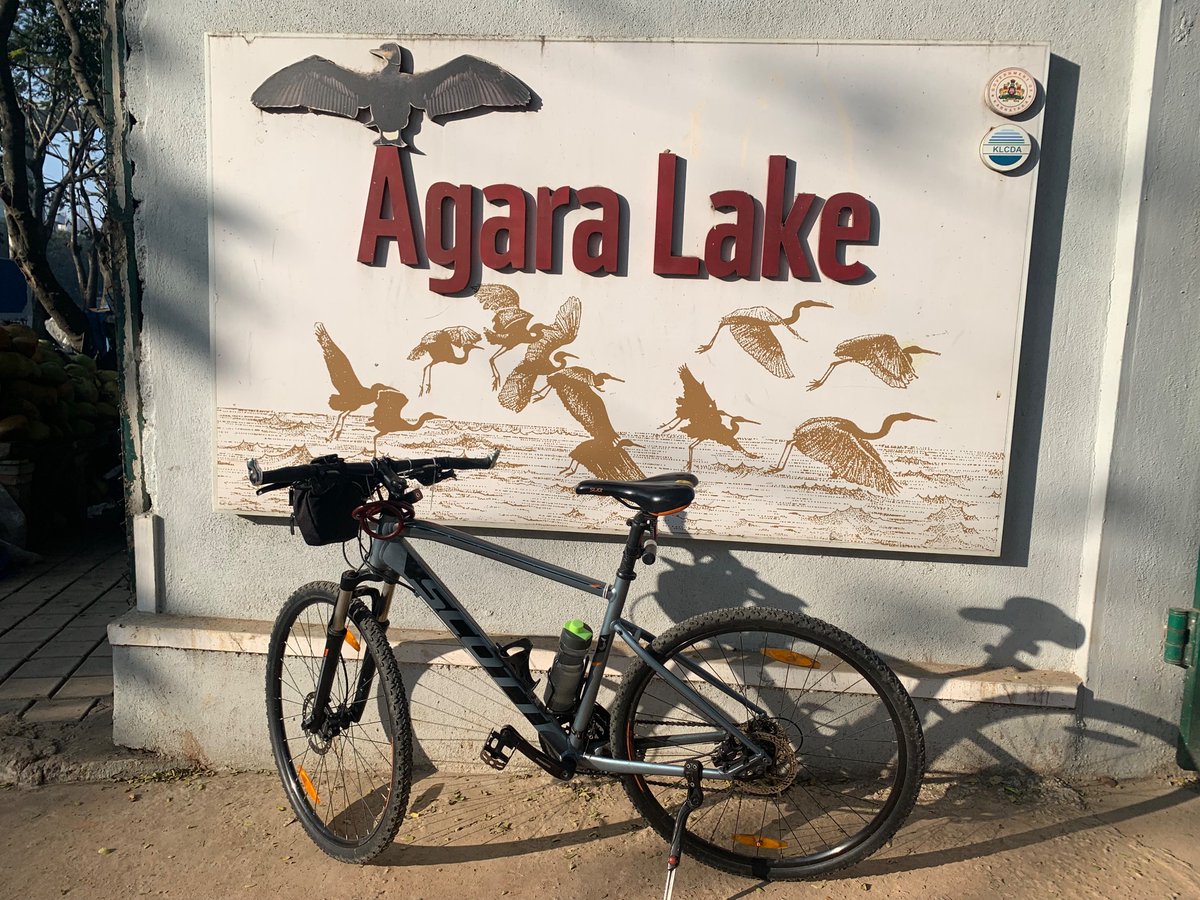 Agara Lake is so clean and a beautiful lake with natural wet land and biodiversity. #lake #Bengaluru