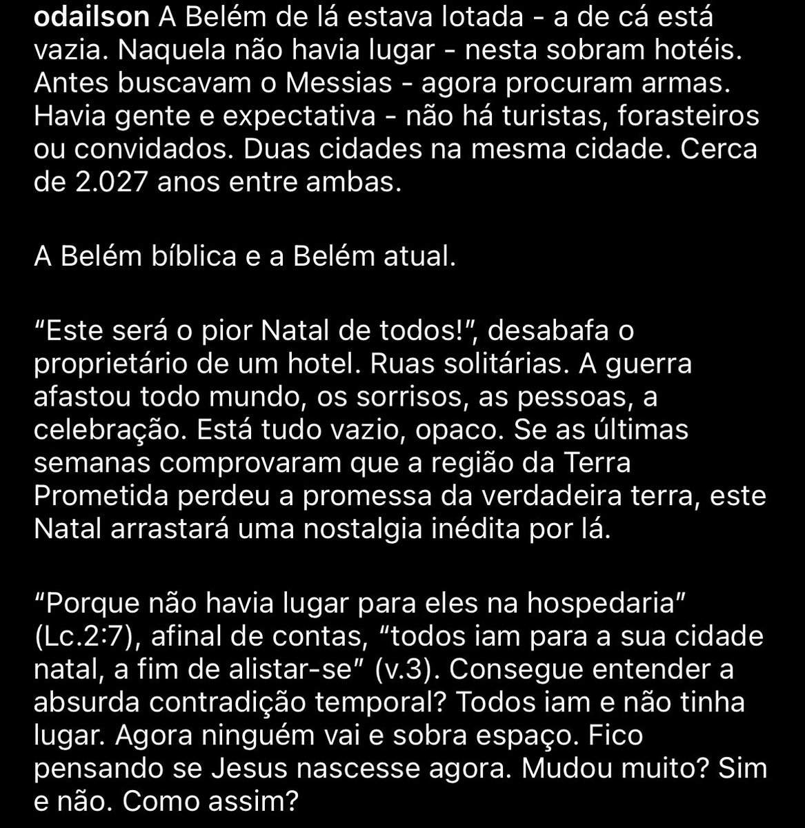 odailson_ucb's tweet photo. “Este será o pior Natal de todos!” https://t.co/ySz2H4PYDI
